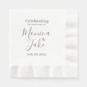 Aangepaste Klassieke 6,5 x 6,5 Papieren Servetten (Voorkant)