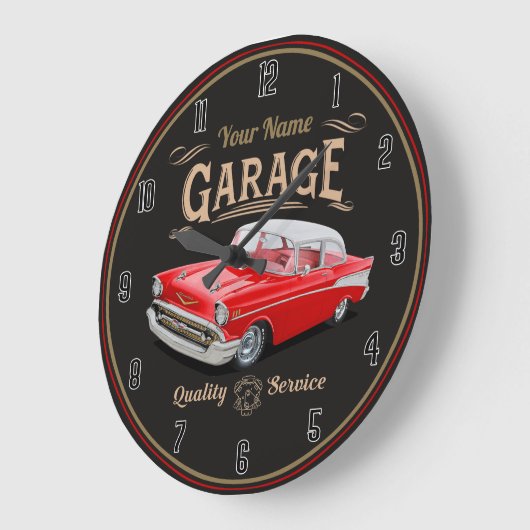 Aangepaste klassieke autobus grote klok (Hoek)