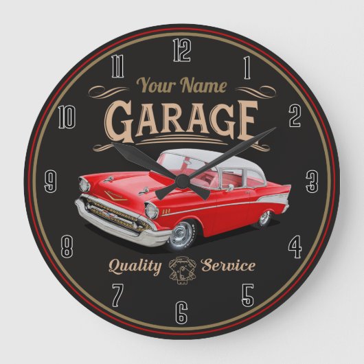 Aangepaste klassieke autobus grote klok (Voorkant)