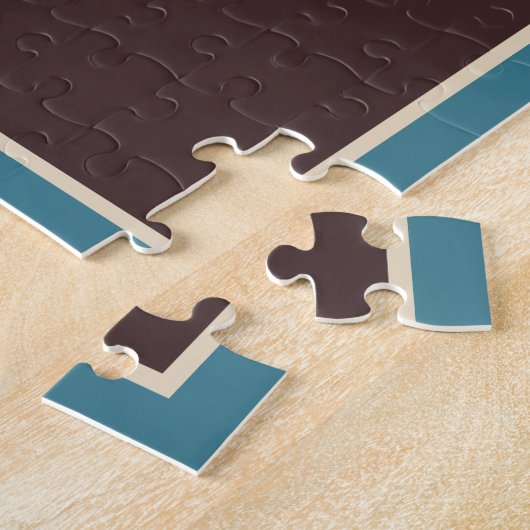 Aangepaste klassieke auto's Jigzaag Puzzle Legpuzzel (Zijkant)