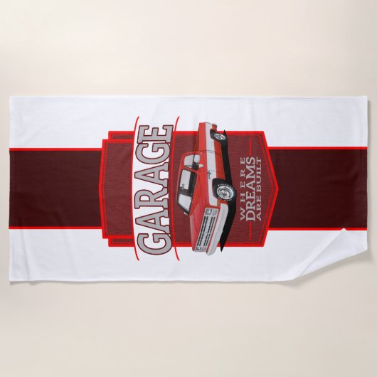 Aangepaste klassieke C10-kleding Strandlaken (Voorkant)