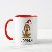 Aangepaste Klassieke Grinch | Max - Kerstman Hoed  Mok (Links)