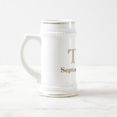 Aangepaste Klassieke Groomsman Beer Stein Bierpul (Links)