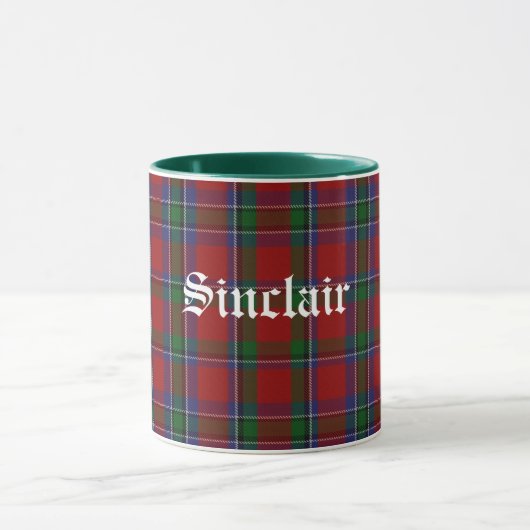 Aangepaste klassieke inclair Tartan Mok (Midden)