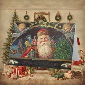 Aangepaste klassieke kerstman feestdagen kaart