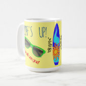 Aangepaste Klassieke Koffie voor Multicolor Surf Koffiemok (Voorkant links)