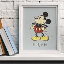 Aangepaste Klassieke Mickey | Vintage handen op de