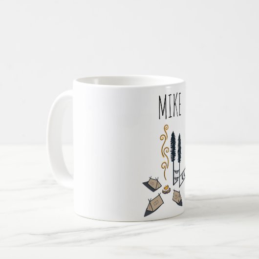 Aangepaste klassieke Mok camping (Voorkant links)