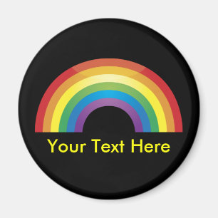 Aangepaste klassieke regenboognetten magneet