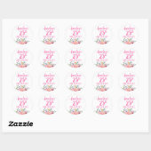 Aangepaste klassieke ronde stickers, formaat: vel  sticker (Vel)