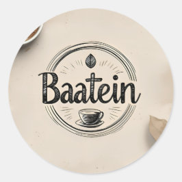 Aangepaste klassieke ronde stickers, formaat: vel sticker
