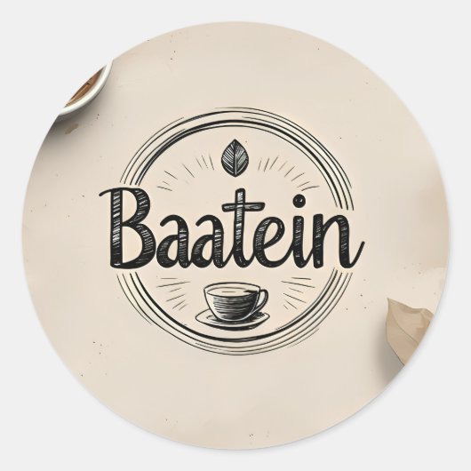 Aangepaste klassieke ronde stickers, formaat: vel sticker (Voorkant)