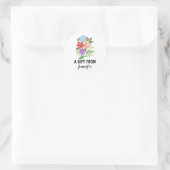 Aangepaste klassieke ronde stickers, formaat: vel sticker (Tas)
