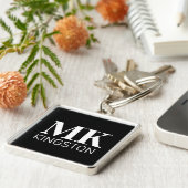 Aangepaste klassieke seriële DM Black Sleutelhanger (Zijkant)