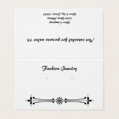 Aangepaste klassieke zelfstandaard die beeldscherm visitekaartje (Buitenkant ongevouwen)