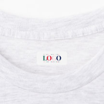 Aangepaste kleding Business Rectangle Logo Kleurri