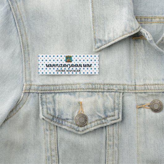 Aangepaste kleding en messing Labels. Eco. Klaar v Naamplaatje (In situ)