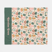 Aangepaste kleding fleece deken (Voorkant (Horizontaal))