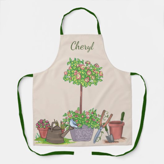 Aangepaste kleding schort (Voorkant)