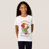 Aangepaste kleding voor beach Macaw T-shirt (Voorkant volledig)