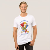 Aangepaste kleding voor beach Macaw Tri-Blend Shirt (Voorkant volledig)