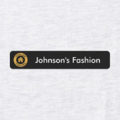 Aangepaste kleding voor zakelijke Logo en tekst Labels (Design 1)