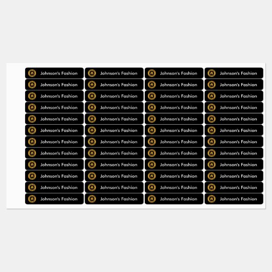 Aangepaste kleding voor zakelijke Logo en tekst Labels (Vel)