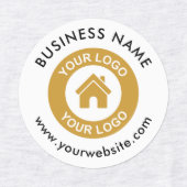 Aangepaste kleding voor zakelijke Logo en tekst Labels (Design 1)