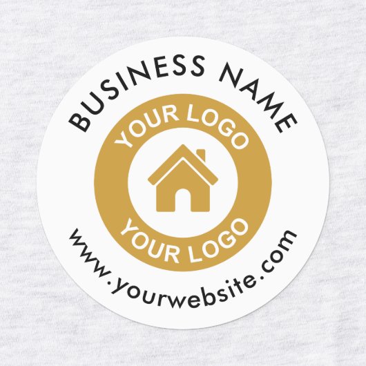 Aangepaste kleding voor zakelijke Logo en tekst Labels (Design 1)