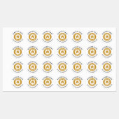 Aangepaste kleding voor zakelijke Logo en tekst Labels (Vel)