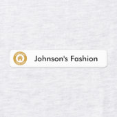 Aangepaste kleding voor zakelijke Logo en tekst Labels (Design 1)