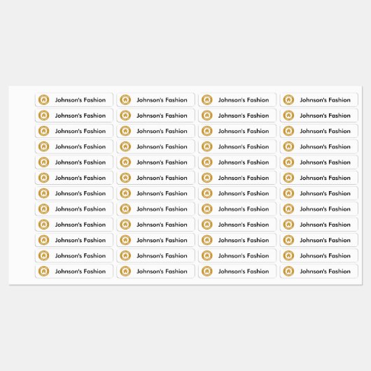 Aangepaste kleding voor zakelijke Logo en tekst Labels (Vel)