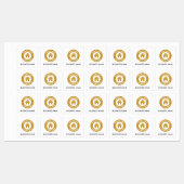 Aangepaste kleding voor zakelijke Logo en tekst Labels (Vel)