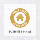 Aangepaste kleding voor zakelijke Logo en tekst Labels (Design 1)