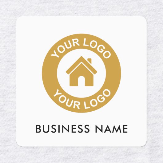 Aangepaste kleding voor zakelijke Logo en tekst Labels (Design 1)