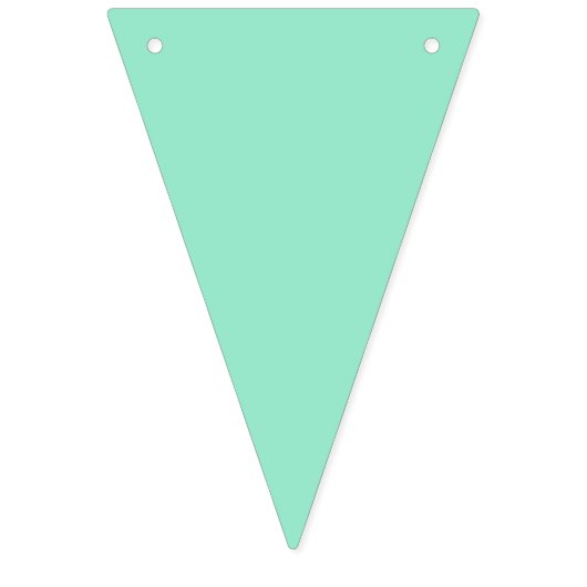 Aangepaste kledingbundel Mint Solid Color Minimali Vlaggetjes (Tweede vlag)