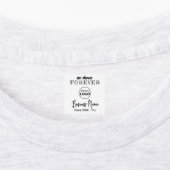 Aangepaste Kledinglabel Naaien of Haak met logo Labels (Aangebracht)