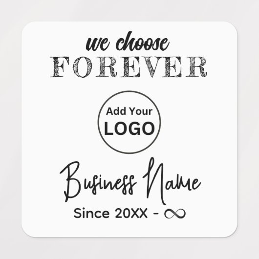 Aangepaste Kledinglabel Naaien of Haak met logo Labels (Design 1)