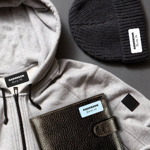 Aangepaste Kledinglabel voor verpleeghuis Labels