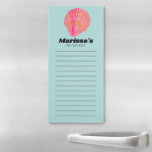 Aangepaste kledinglijst voor de telkens terugkeren magnetisch notitieblok<br><div class="desc">Maak uw boodschappenlijstjes in stijl met deze aanpasbare boodschappenwinkel of een aanpasbaar aantekenblok voor een lijst. Verander de tekst aan uw behoeften. Houd of schrap ook de lijnen. Bekijk mijn winkel voor meer!</div>