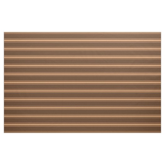 Aangepaste kledingstof voor chocolade bruine strep stof (Yard (91,4 cm))