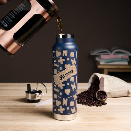 Aangepaste kleefbandbeoordeling waterfles