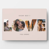 Aangepaste kleeffoto's van LOVE Modern minimalist Fotoplaat (voorkant)