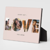 Aangepaste kleeffoto's van LOVE Modern minimalist Fotoplaat (Zijkant)