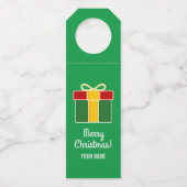 Aangepaste kleerhangers voor wijnflessen voor kers flessenhanger (Achterkant)