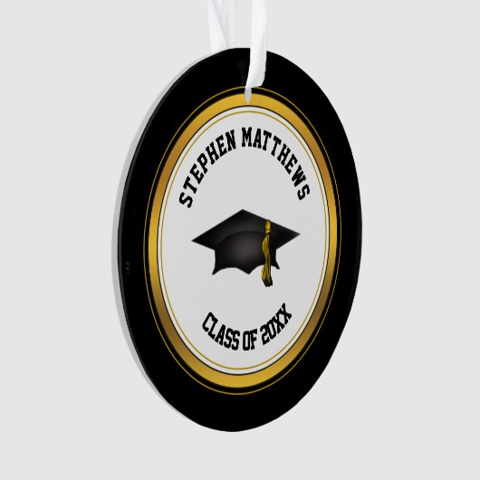 Aangepaste kleerkap voor klasmakerij en tassel ornament (voorkant)