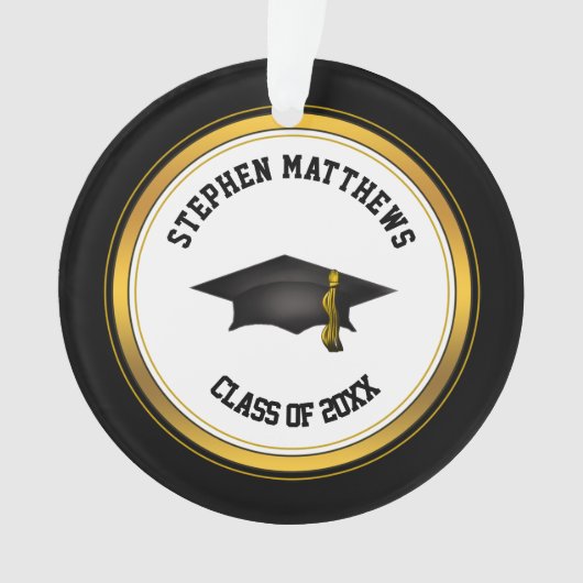 Aangepaste kleerkap voor klasmakerij en tassel ornament (voorkant)