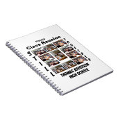 Aangepaste kleerklasse reünie 11 Fotocollage Notitieboek (Rechterzijde)
