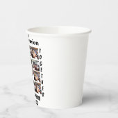 Aangepaste kleerklasse reünie 11 Fotocollage Papieren Bekers (Links)