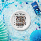 Aangepaste kleerklasse reünie 11 Fotocollage Papieren Bordje (Feest)